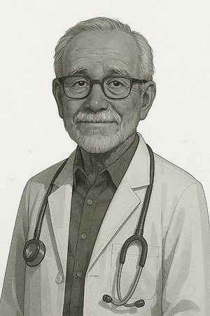 Illustrated portrait: Doctors