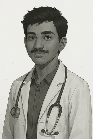 Illustrated portrait: Medical students